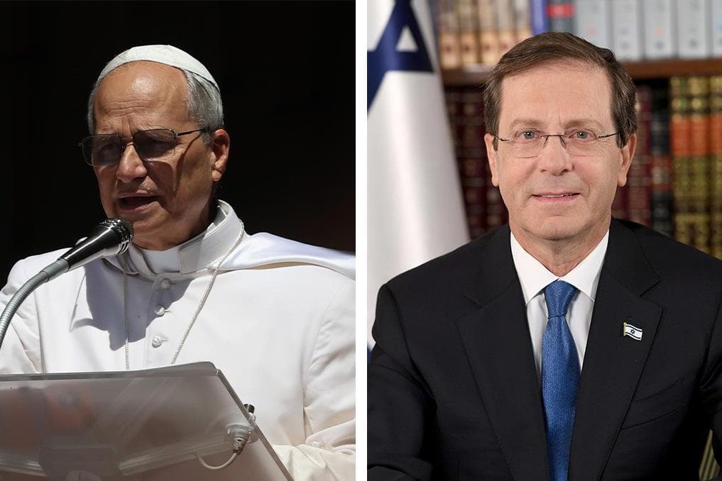 Pope Leo meets Israeli president, presses for peace and relief in Gaza