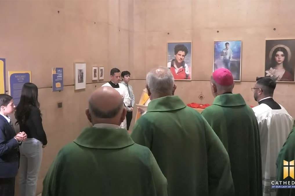 LA archbishop dedicates chapel with relics of 3 young saints, including Carlo Acutis