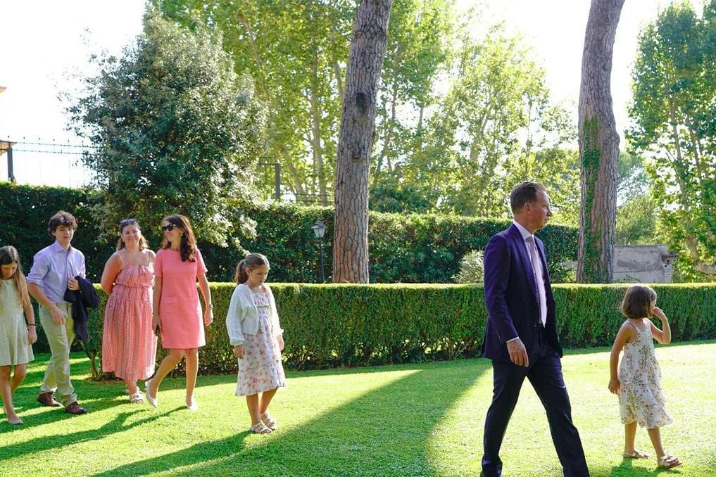Vatican welcomes Ambassador Brian Burch and his family