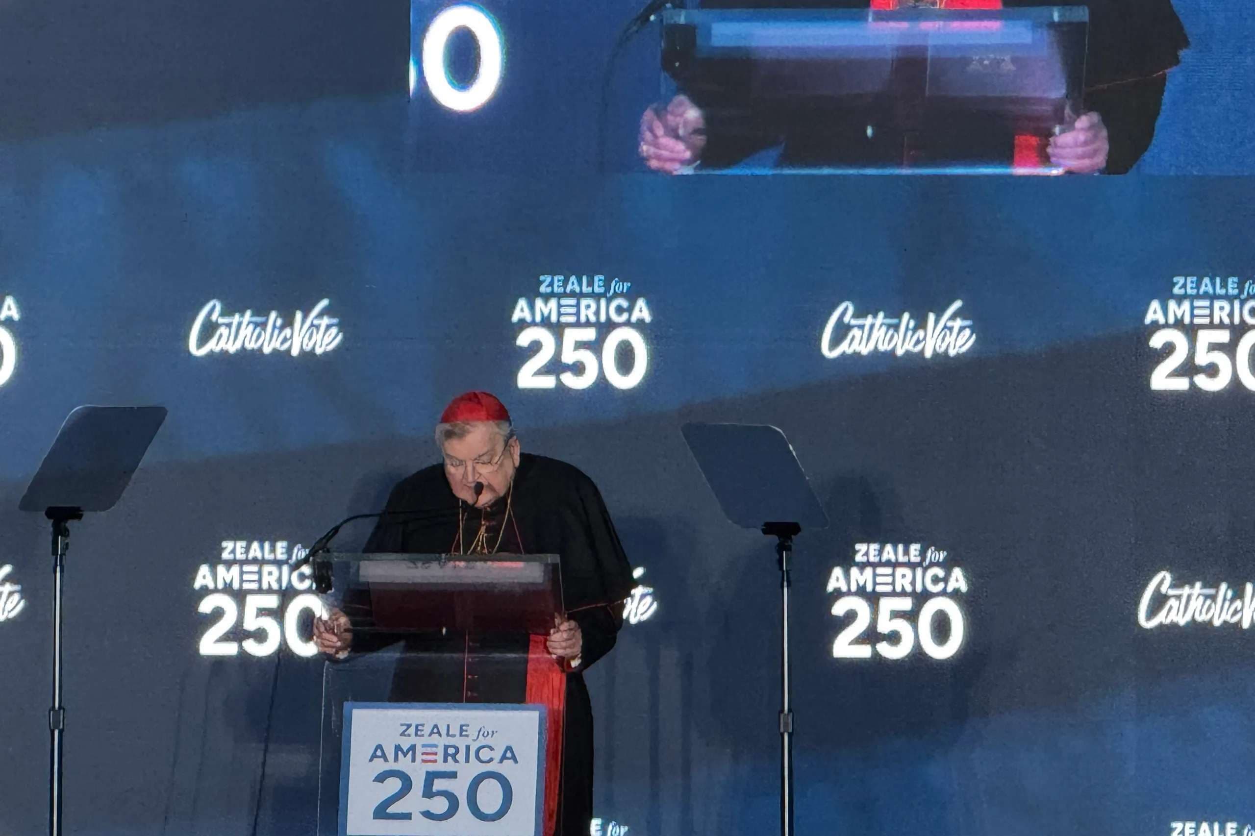 Cardinal Burke at Zeale for America 250: Patriotism must serve the common good