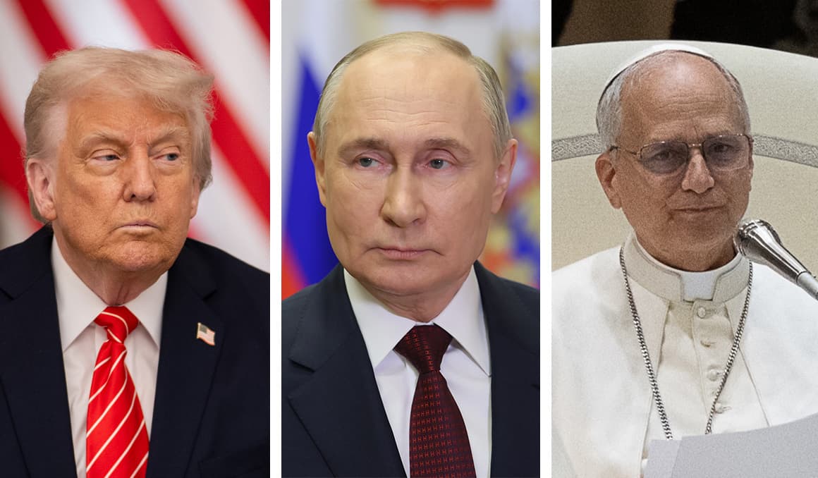 President Trump and Pope Leo both speak with Putin, urging peace