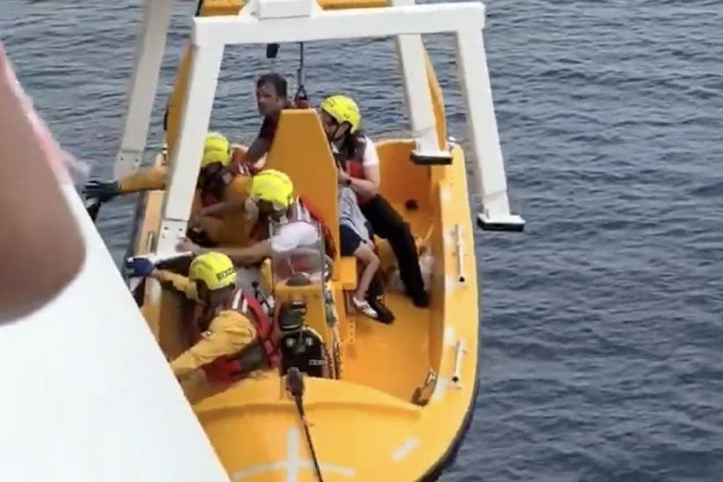Update: Girl whose father saved her after falling off cruise ship slipped through porthole
