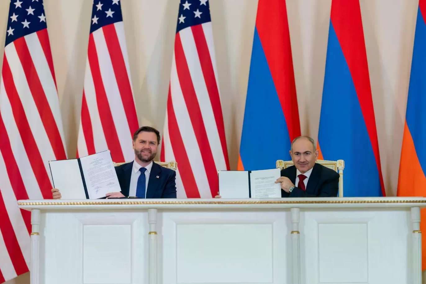 Vance completes two-day visit to Armenia, signs nuclear deal, visits genocide memorial