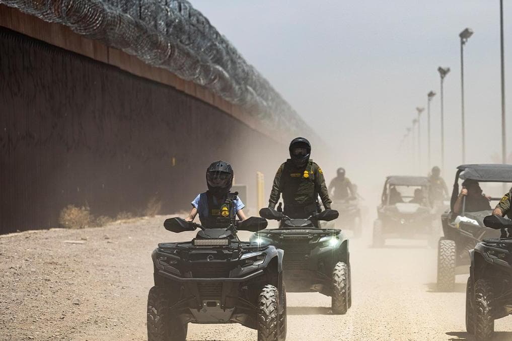 Border crossings hit historic low in June