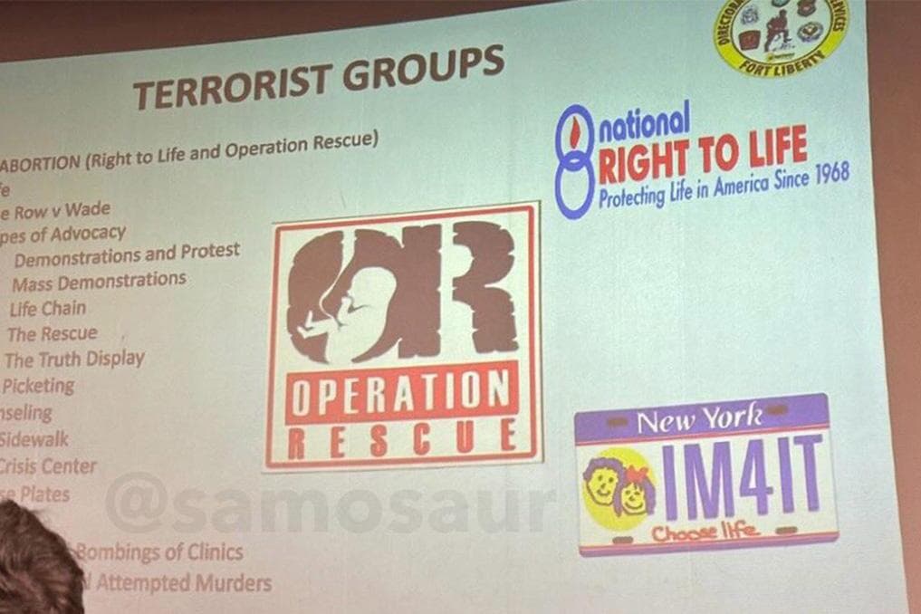 Army secretary apologizes for 'grievous error' labeling pro-life groups as terror groups