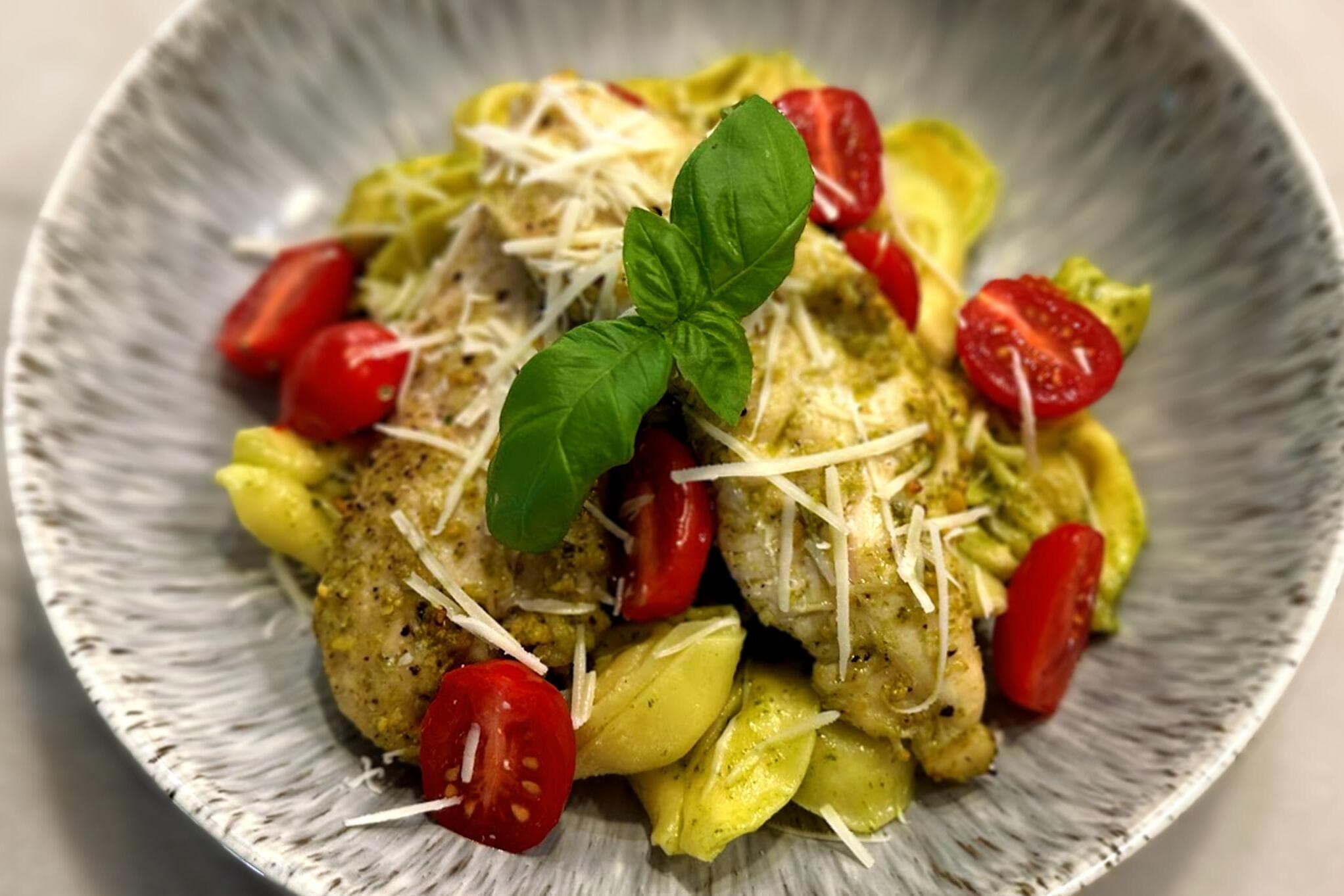 Pesto Chicken pasta: A quick, family pasta meal for hectic school nights