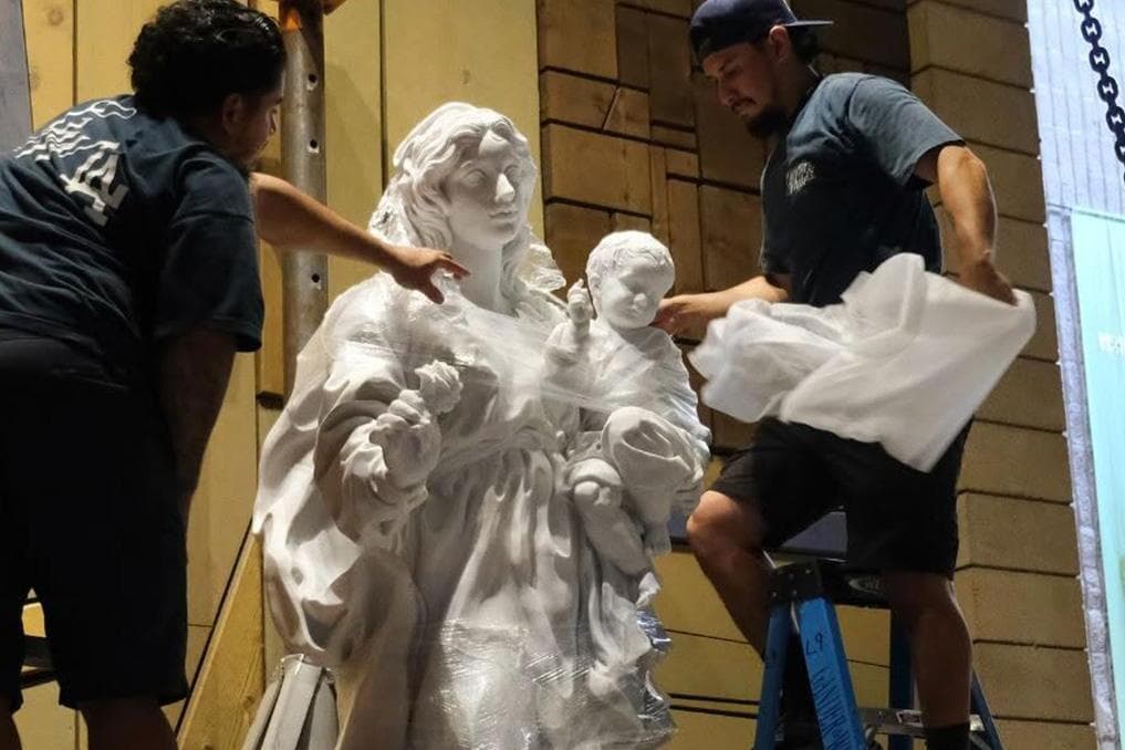 California church installs new statue of Mary, Mother of Fairest Love
