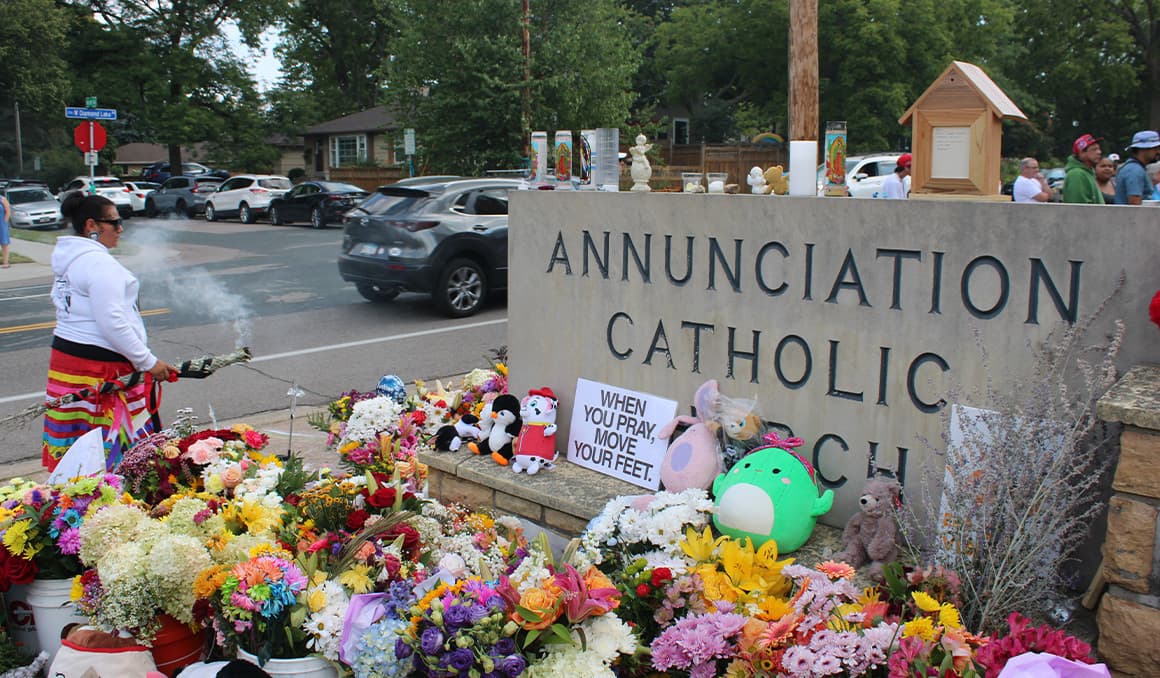 Minneapolis mother after school shooting: ‘Evil doesn’t vanish when you remove its weapon of choice’