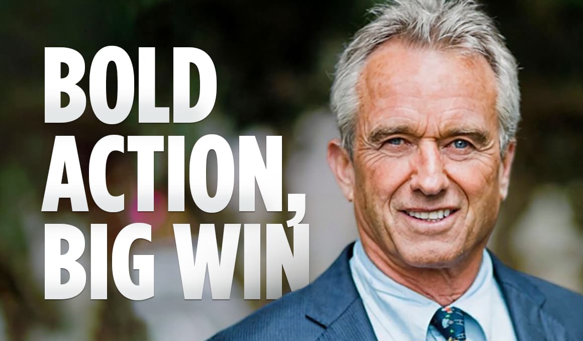 Full speed ahead with RFK Jr.