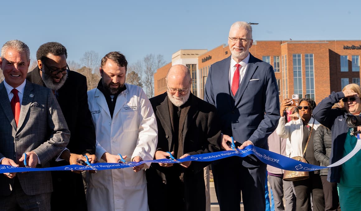 Belmont Abbey College, CaroMont Health open hospital on abbey property