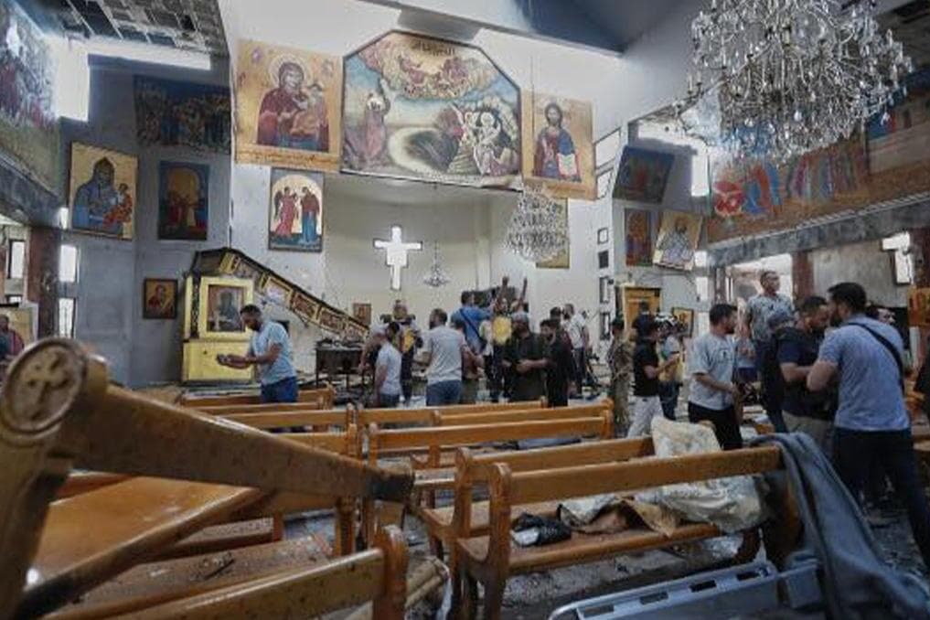 25 killed in bombing at Damascus orthodox church: ‘No justification for slaughter in a sacred space’