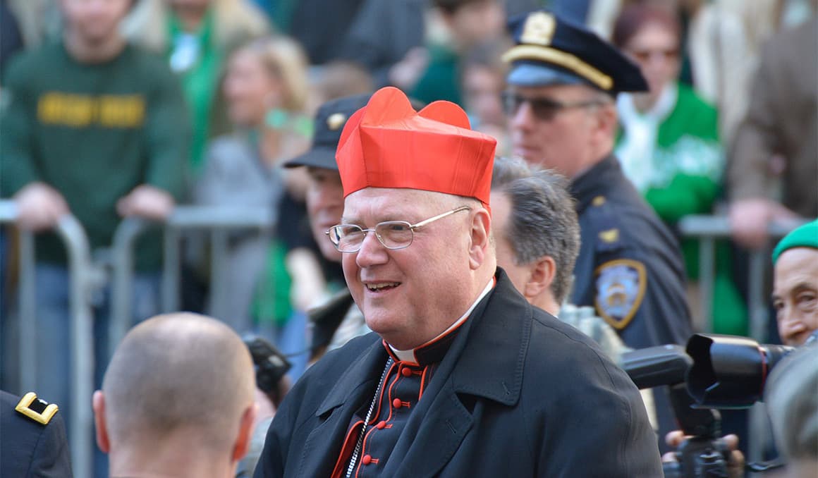 Cardinal Dolan stranded in small Canadian town for two days after flight to Ireland diverted