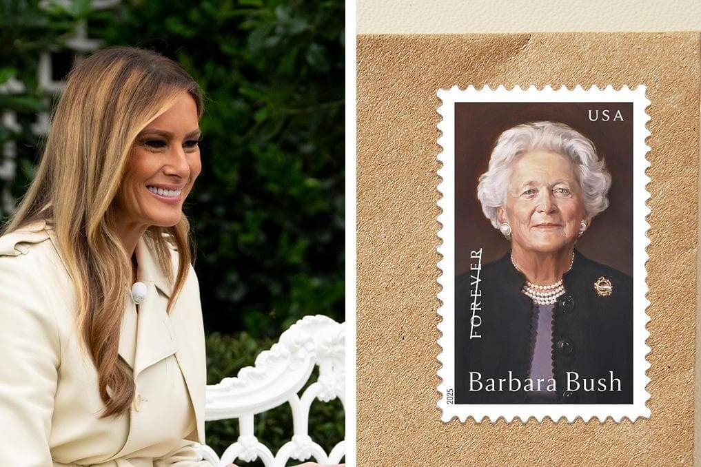 Barbara Bush honored with USPS stamp celebrating her legacy of literacy