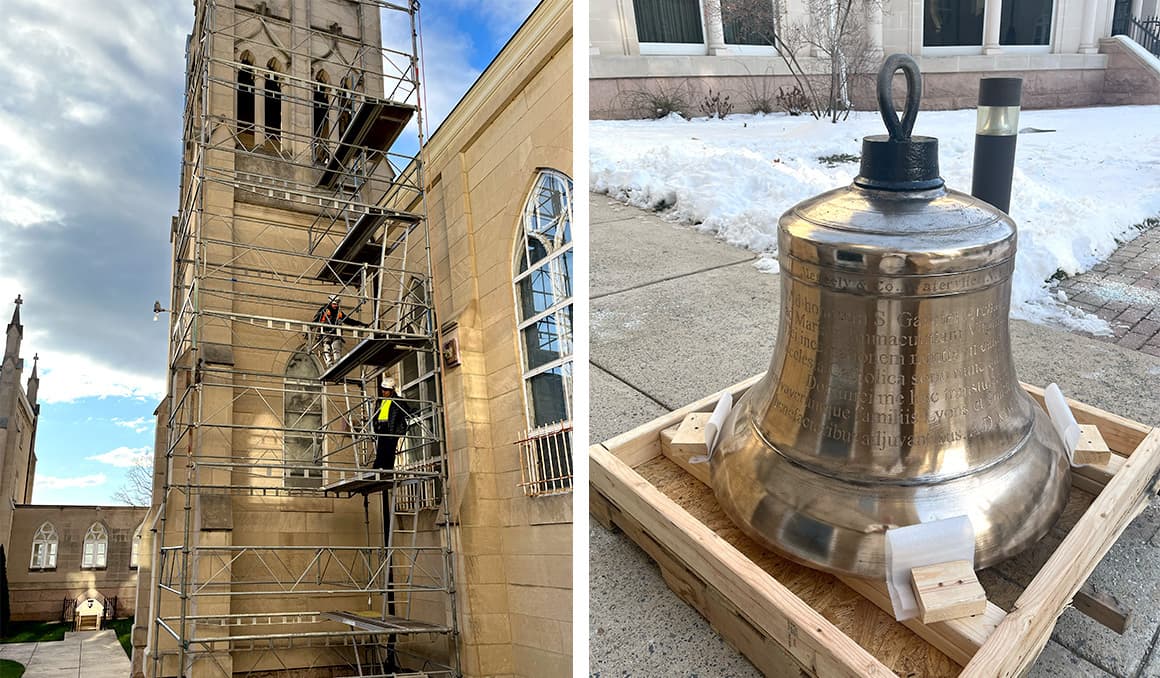 ‘Stop and pray’: After 120-year-wait, Dominican priory to install 980-pound bell named after St. Gabriel in tower